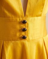 Robe jaune or