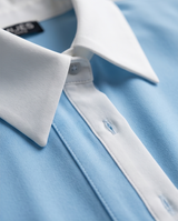 Robe façon chemise bicolore