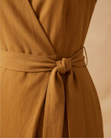 Combinaison porte-feuille ocre