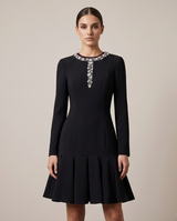 Black rhinestone dress 