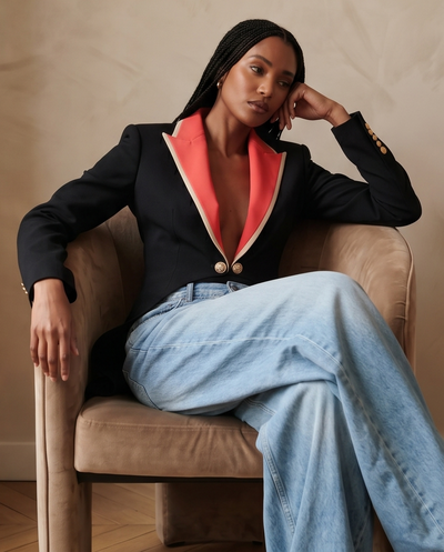 Veste rodingotte tricolor