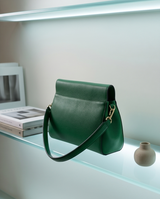 Sac vert en cuir Togo