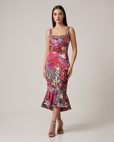 Robe Innes à motif animal