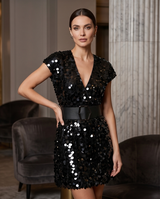 La petite robe noir à sequins