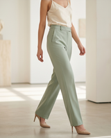 Pantalon vert sauge