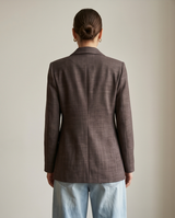 Veste en lin marron