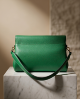 Sac vert en cuir Togo