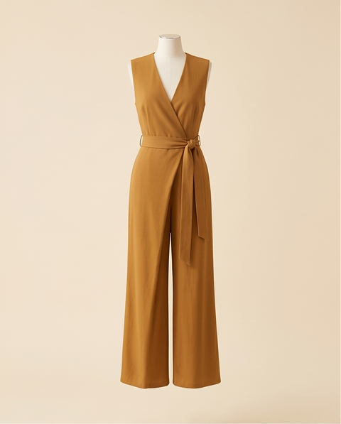 Combinaison porte-feuille ocre