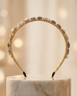 Couronne pierres bleues