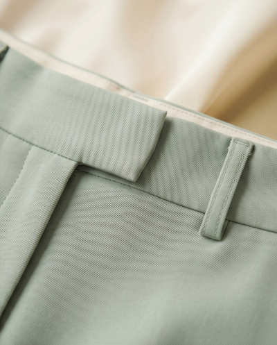 Pantalon vert sauge