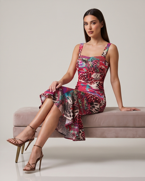 Robe Innes à motif animal