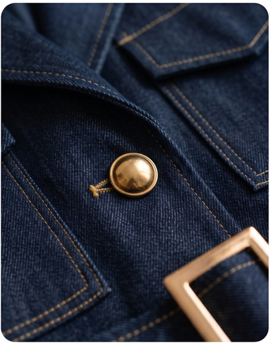 Gilet safari denim brute