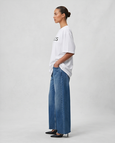 Tee-shirt blanc Mijes oversize