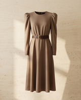 Robe patineuse midi tope
