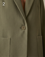 Tailleur Oversize léger militaire