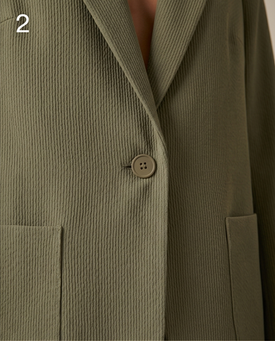 Tailleur Oversize léger militaire
