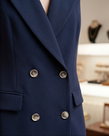 Robe veste marine sans manche