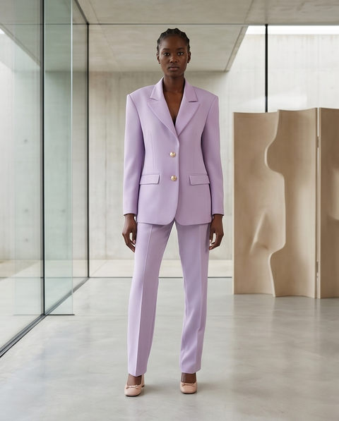 Tailleur parme