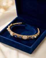 Couronne pierres bleues