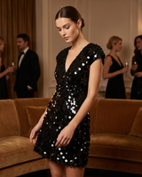 La petite robe noir à sequins