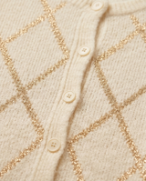 Gilet beige et doré