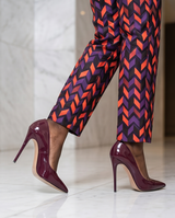 Ensemble soie sauvage/jacquard