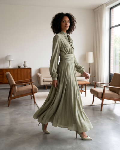 Robe vaporeuse légere militaire