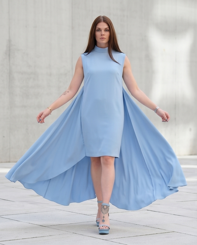 Transformable baby blue dress