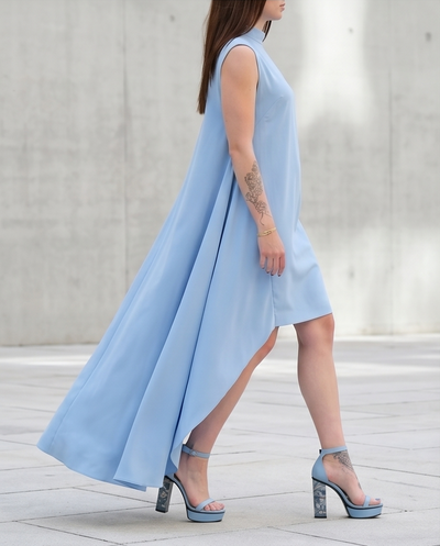 Transformable baby blue dress