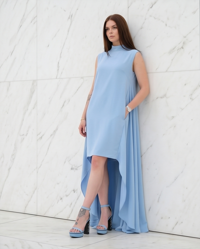 Transformable baby blue dress