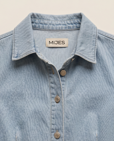 Mini robe denim