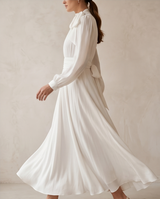 Robe vaporeuse légère blanche