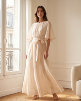Robe vaporeuse nude