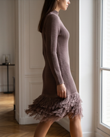 Robe en maille ajourée