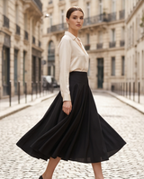Jupe pano noir