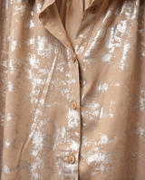 Chemisier bicolore metallic