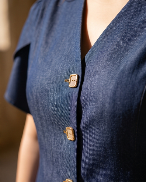 Ensemble façon denim