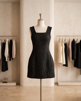 La petite robe noir façon tweed