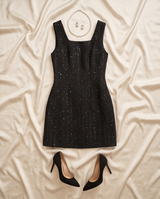 La petite robe noir façon tweed