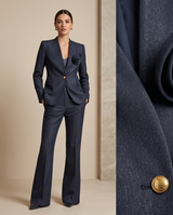 tailleur structuré façon denim