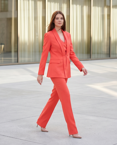 Veste de taille corail