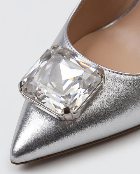 Escarpins silver talons aiguilles