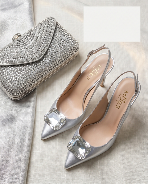 Escarpins silver talons aiguilles