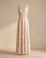 Robe façon nuisette à pois