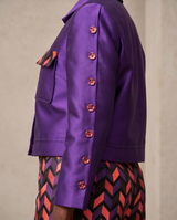 Veste en soie sauvage