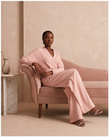 Combinaison fluide rose poudré