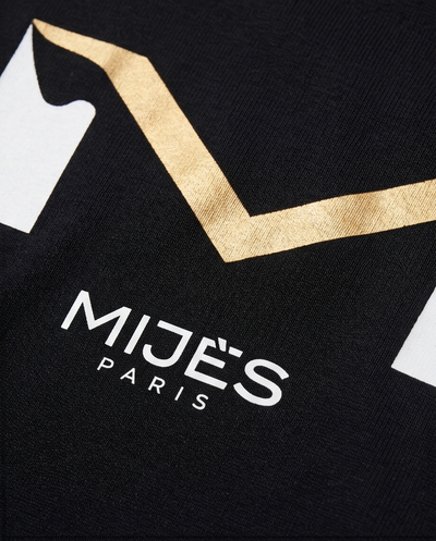 Sweat-shirt Oversize noir logo mijes