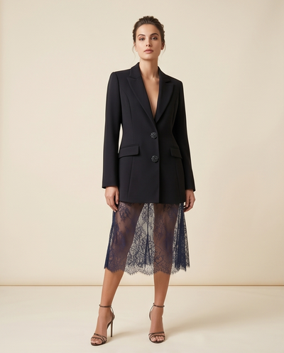 Robe blazer courte