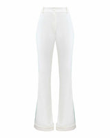 Two-tone White and Water Green Pants