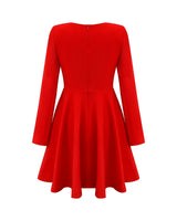 Majestic red skater dress 